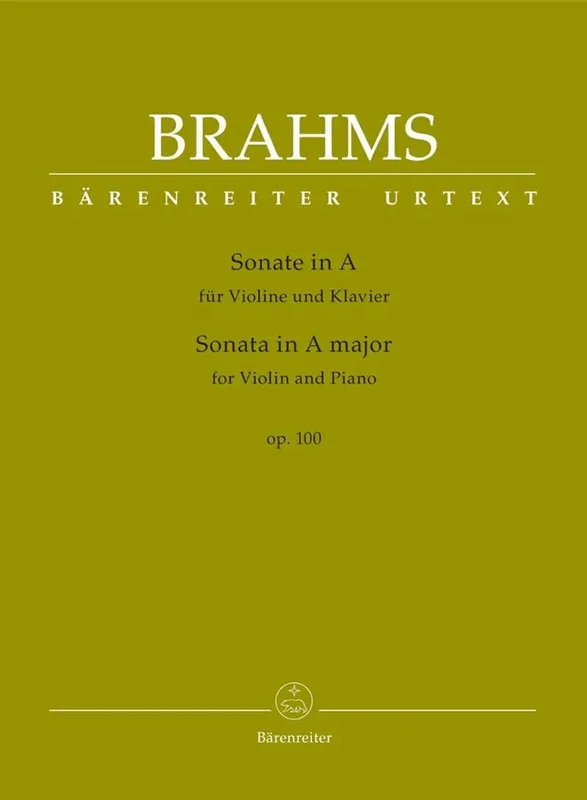 BRAHMS – Sonata in A major for Violin and Piano op. 100