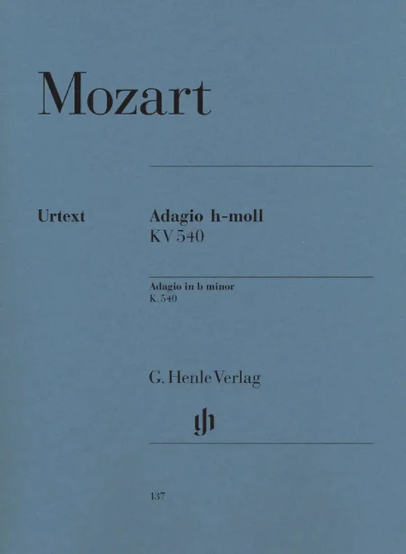 MOZART – Adagio In B Minor KV 540