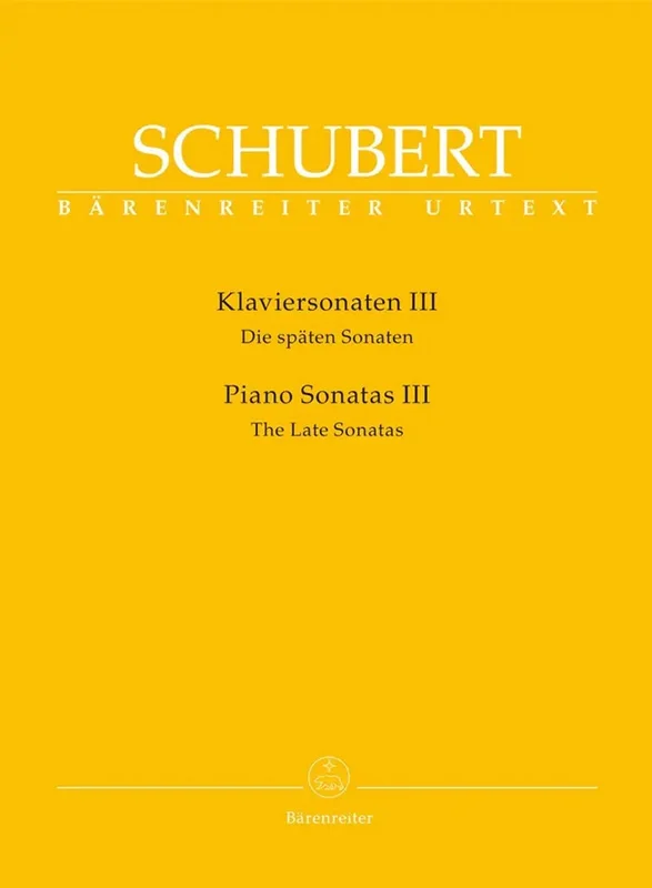 SCHUBERT – Piano Sonatas III