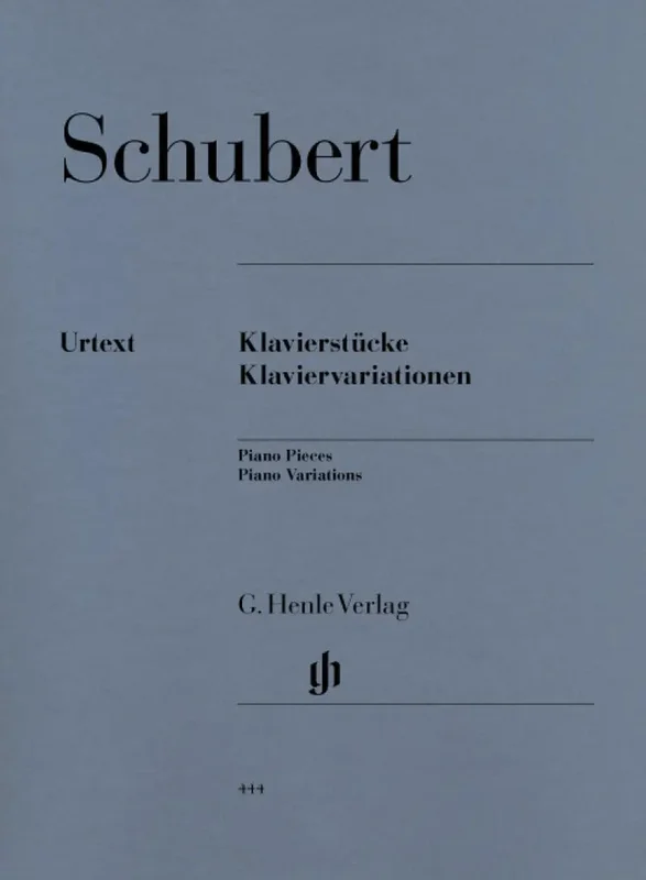 SCHUBERT – Piano Pieces – Piano Variations