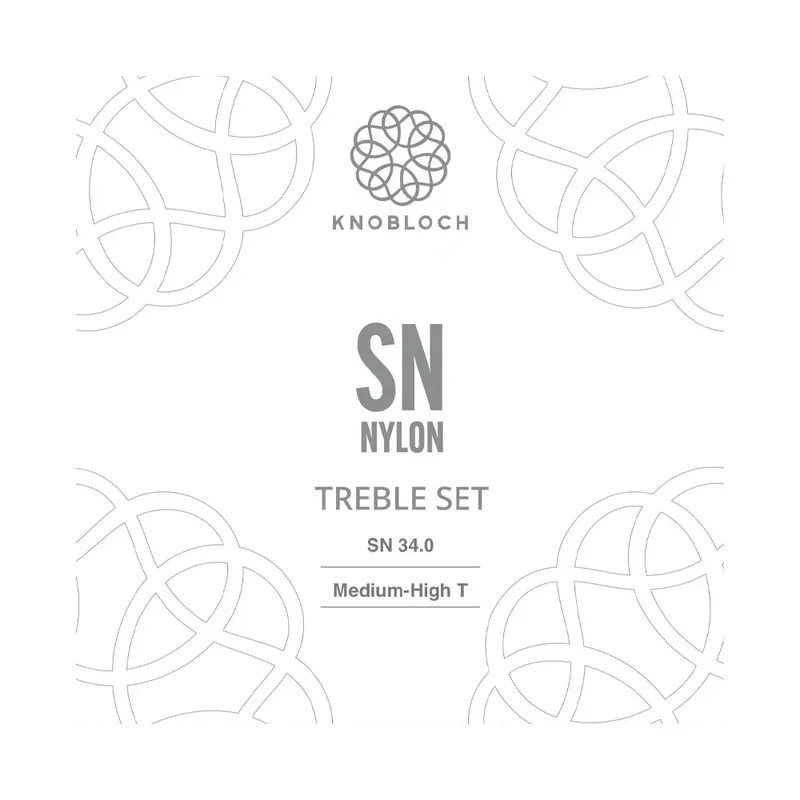 KNOBLOCH – TREBLE SET 400ASN TENSIONE MEDIO FORTE