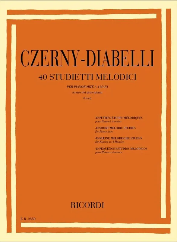 CZERNY-DIABELLI – 40 Studietti Melodici