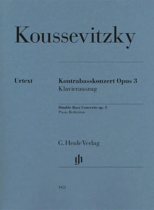 KOUSSEVITZKY – Double Bass Concerto op. 3