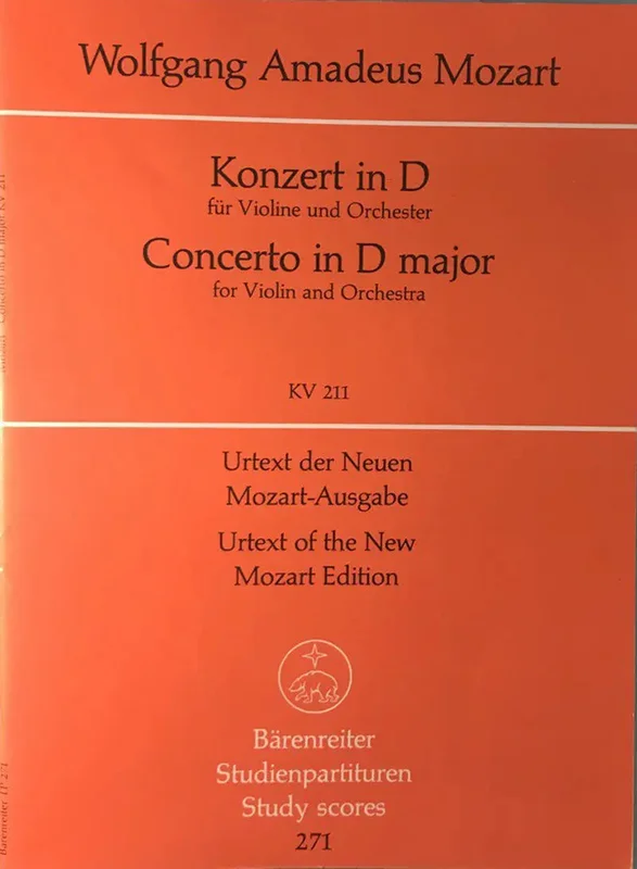 MOZART – Concerto D Major Kv211