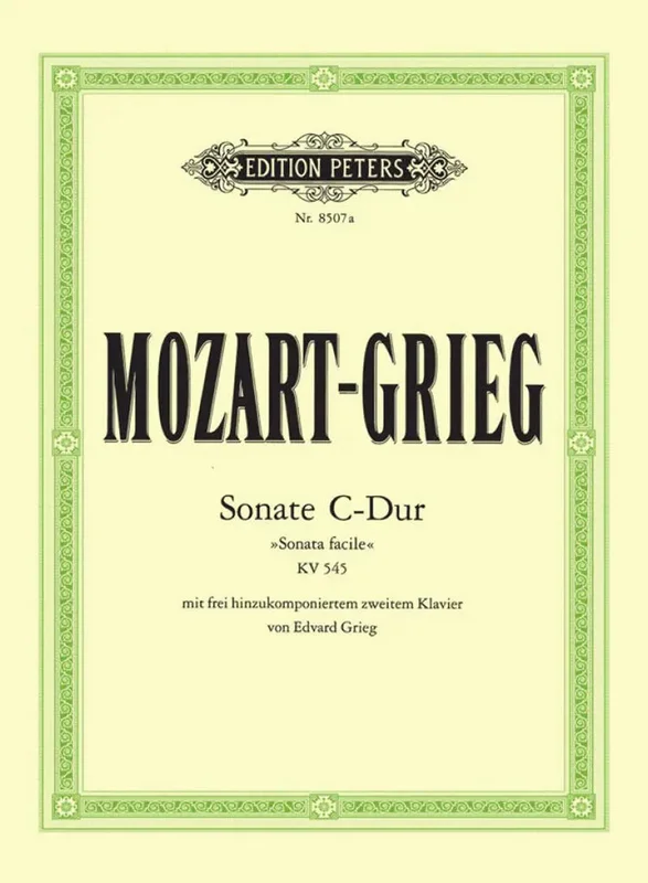 MOZART – Sonata in C major Sonata facile K545