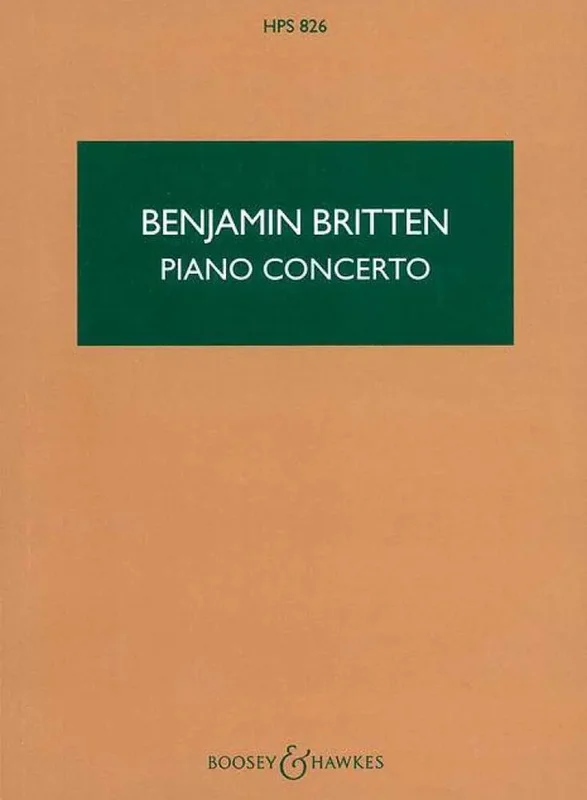 BRITTEN – Piano Concerto op. 13