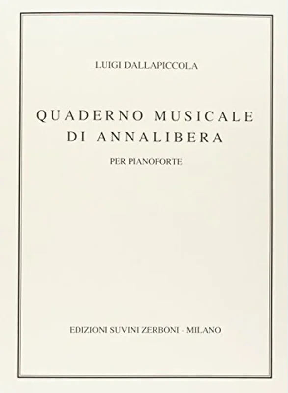 DALLAPICCOLA – Quaderno Musicale di Annalibera