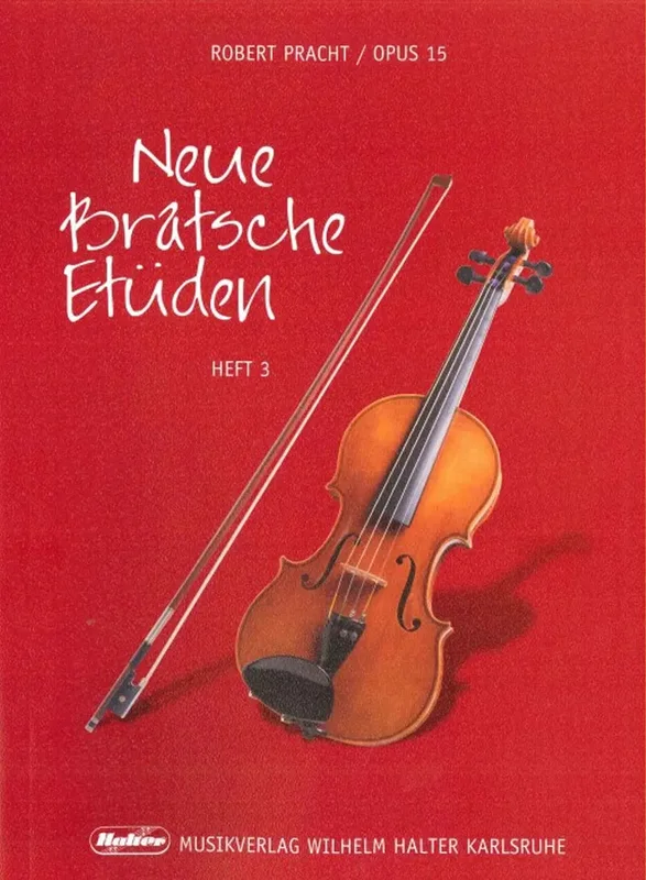 PRACHT – Neue Bratsche Etuden Heft 3 op.15