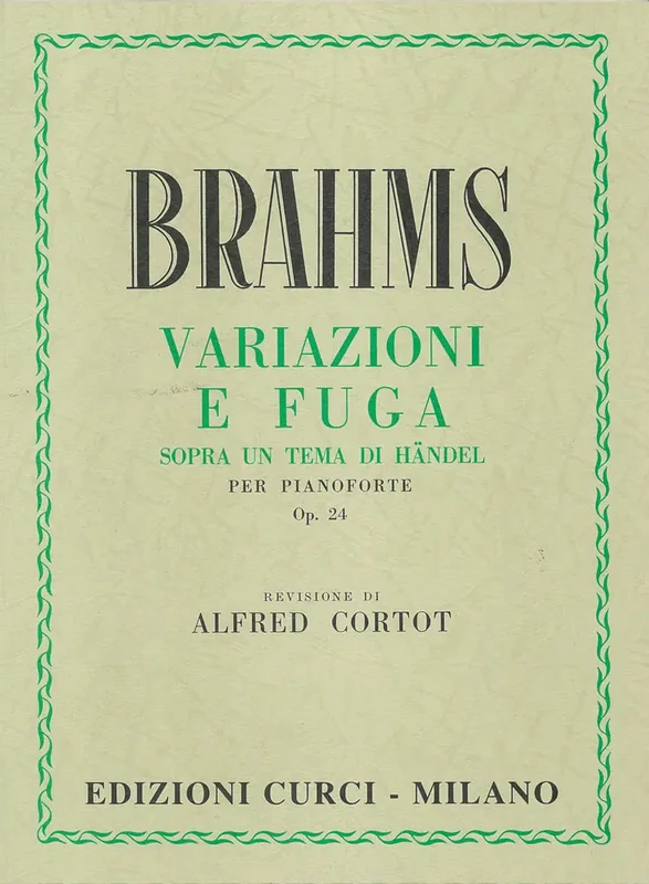 BRAHMS – Variazioni e fuga Sopra un tema di Handel