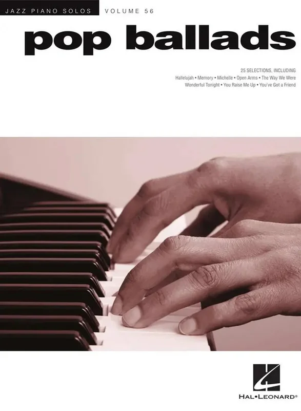 Pop Ballads Jazz Piano Solos Series Volume 56