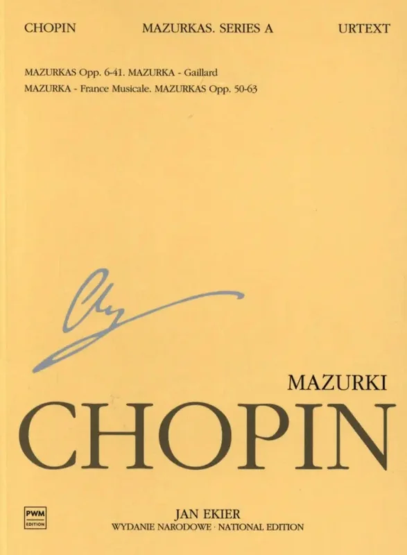 CHOPIN – National Edition: Mazurkas (Ekier) MINIATURE SCORE