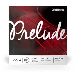 D’Addario J910 LM Prelude Viola String Corde x Viola Tensione Media Scala Lunga