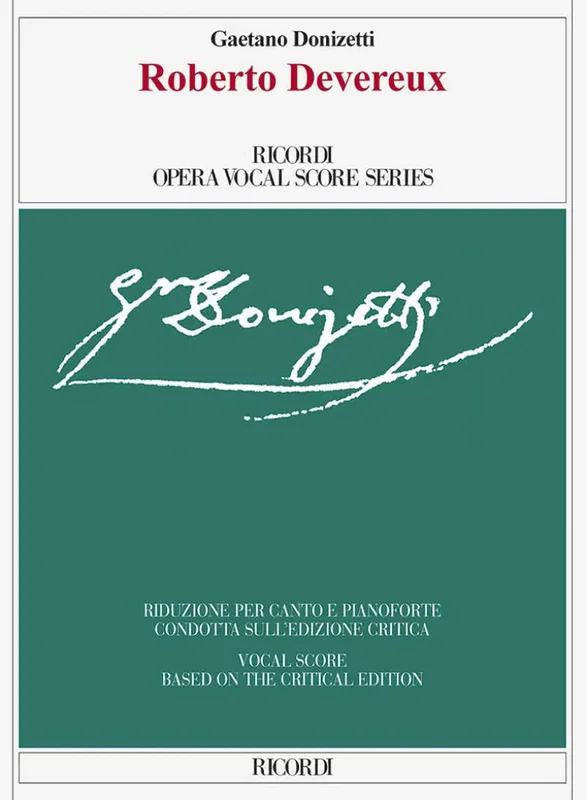 DONIZZETTI – Roberto Devereux (Edizione Critica)