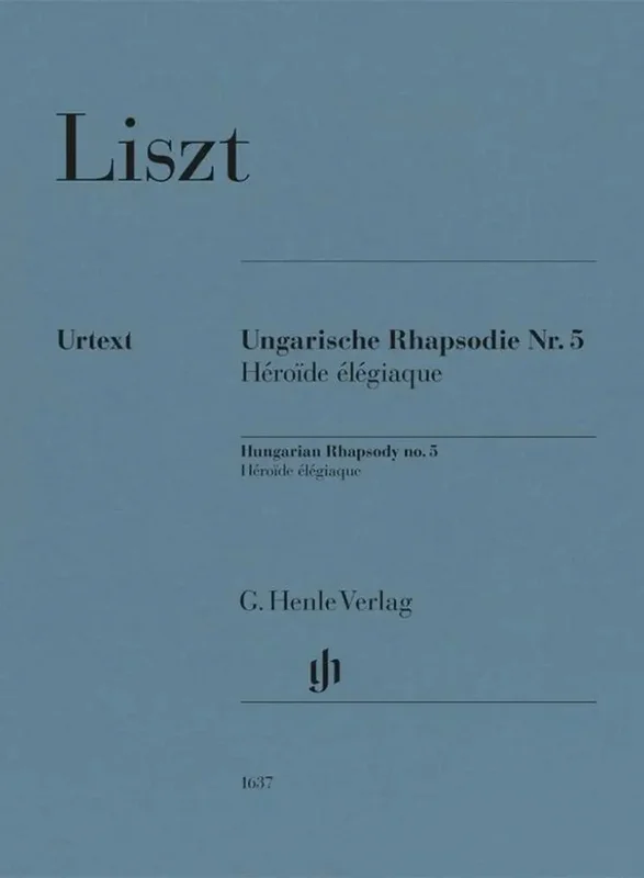 LISZT – Hungarian Rhapsody No.5 – Héroide élégiaque