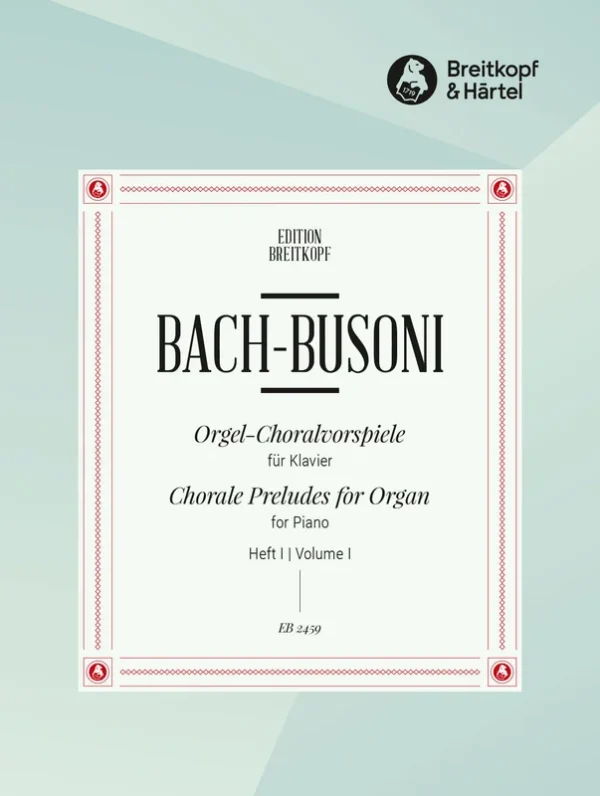 BACH – Choral Preludes for ORGANO