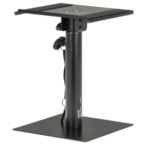 Proel KP810D Supporto da tavolo per monitor audio da studio, Nero Opaco
