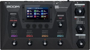 Zoom B6 Pedaliera multi EFX x basso interfaccia USB 2.0 Touchscreen 4.3″ IR Cab.