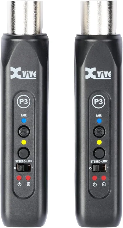 Xvive P3D Coppia Ricevitore Audio Bluetooth a XLR x audio da smartphone, tablet