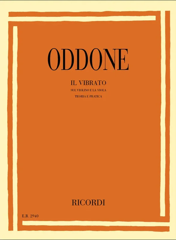 ODDONE – Il Vibrato – sul violino e la viola