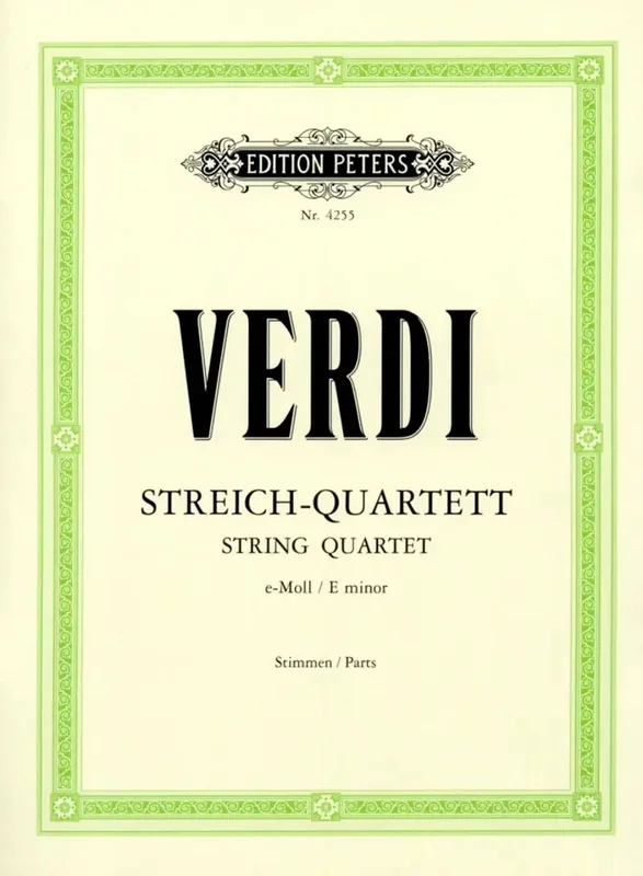 VERDI – String Quartet E minor – Parts