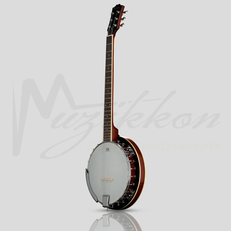 Banjo per chitarra a 6 corde Heartland, fondo solido, banjo per chitarra irlandese