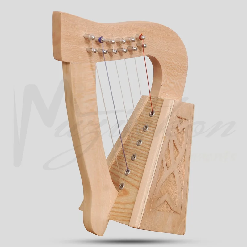 Arpa O’Carolan, nodo in legno di pizzo a 6 corde