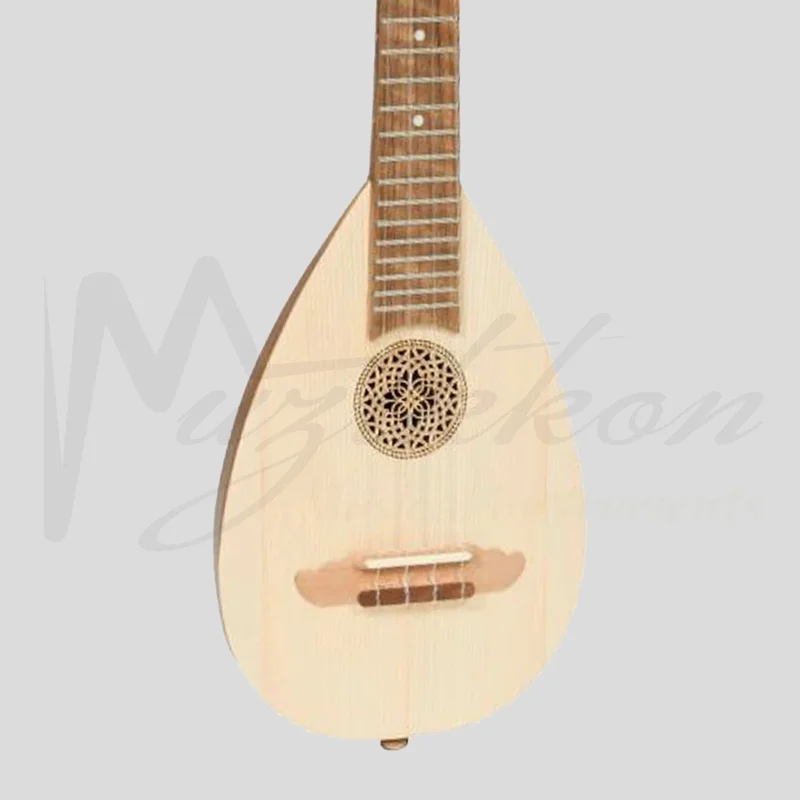 Ukulele barocco Heartland, soprano a 4 corde in noce