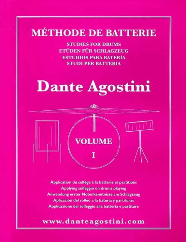 DANTE AGOSTINI – Méthode De Batterie – Volume 1