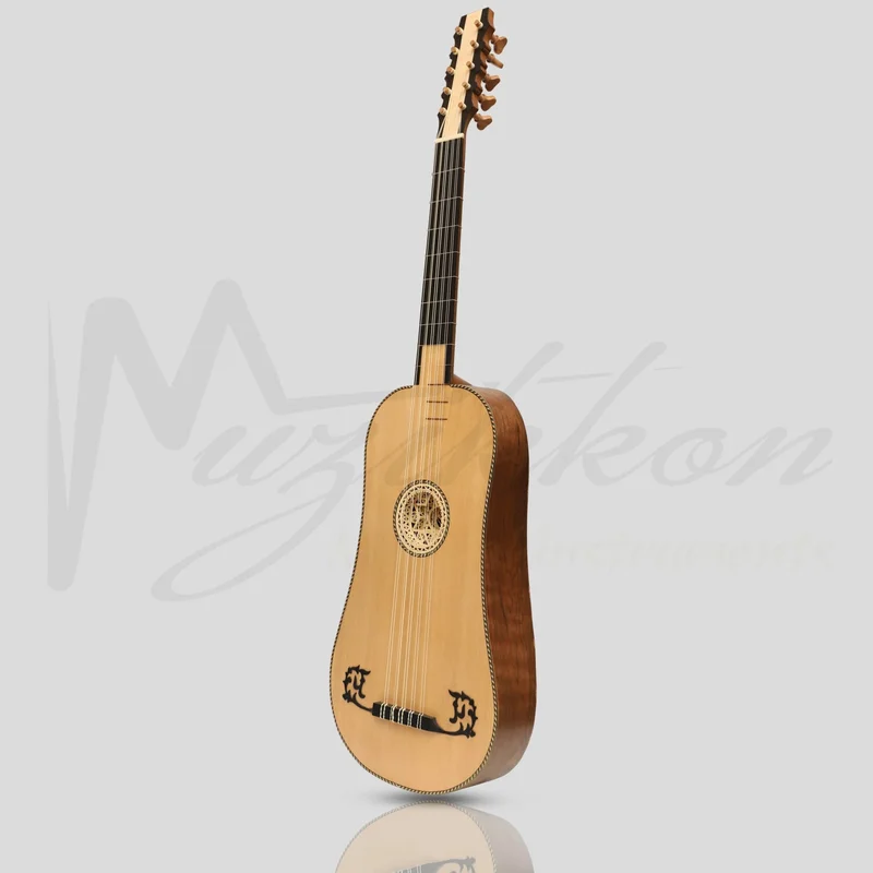 Chitarra barocca Heartland Sellas, noce a 5 portate