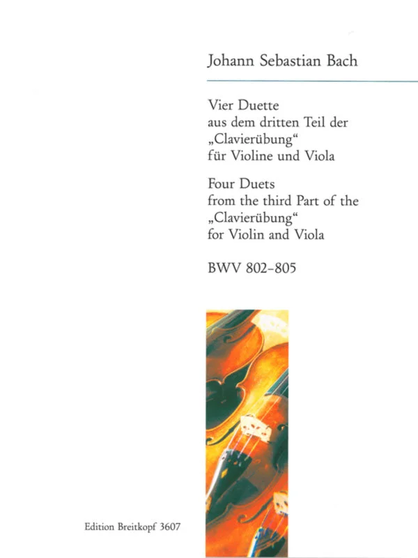 BACH – 4 Duets