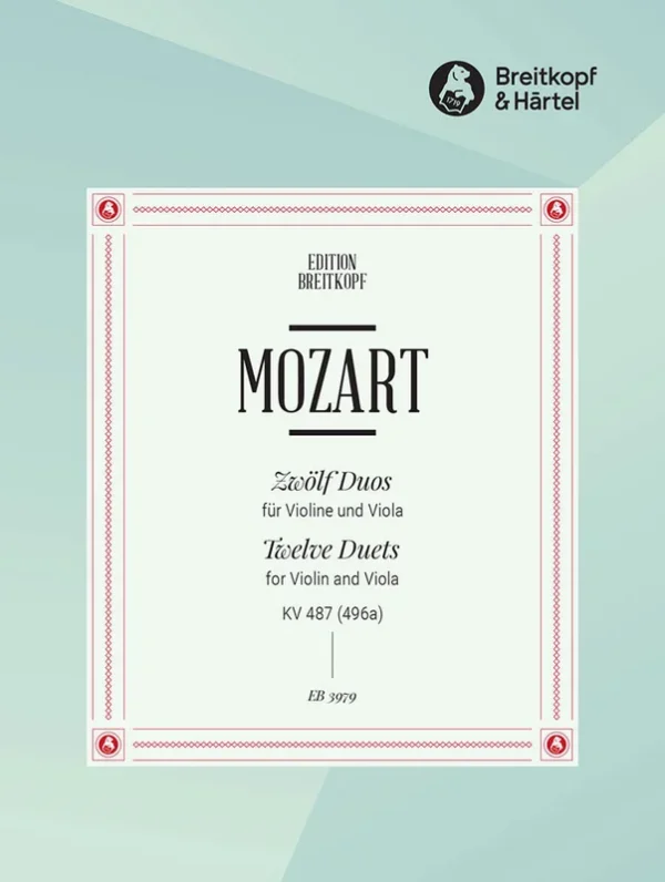 MOZART – 12 Duets K. 487 (496a)