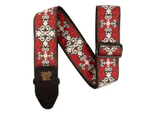 Ernie Ball – 4695 Red Trellis Jacquard Strap