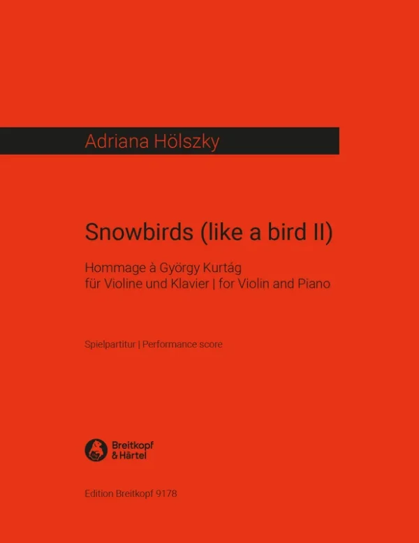 HOLSZKY – Snowbirds (like a bird II)