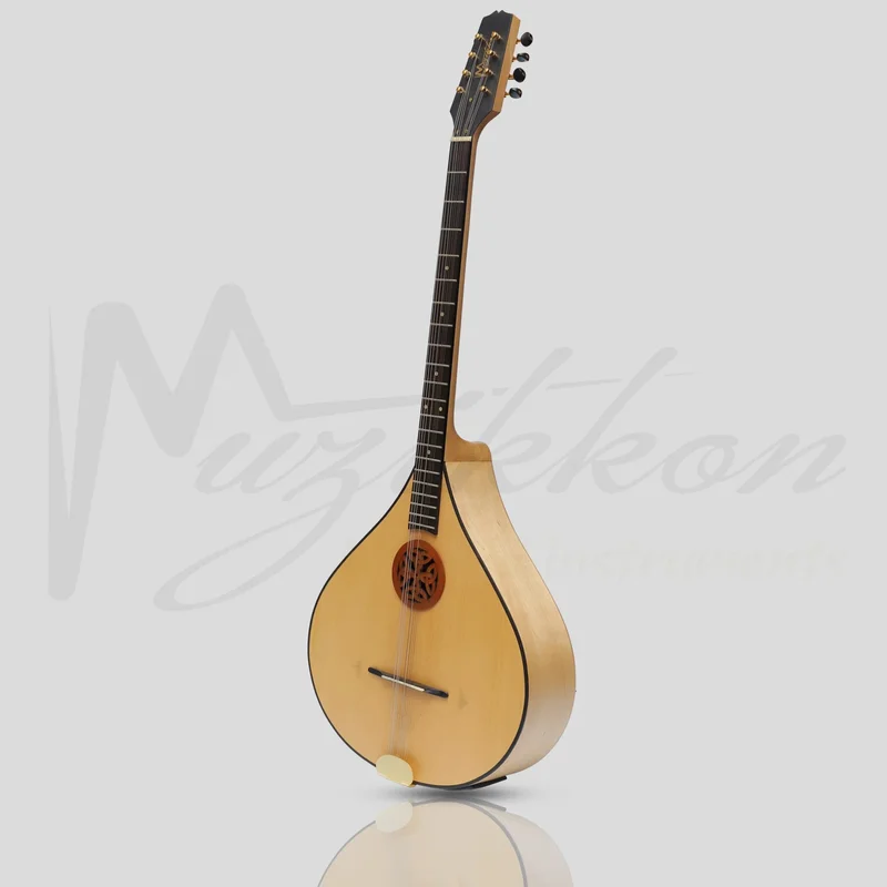 Bouzouki tradizionale irlandese, acero a 8 corde con equalizzatore