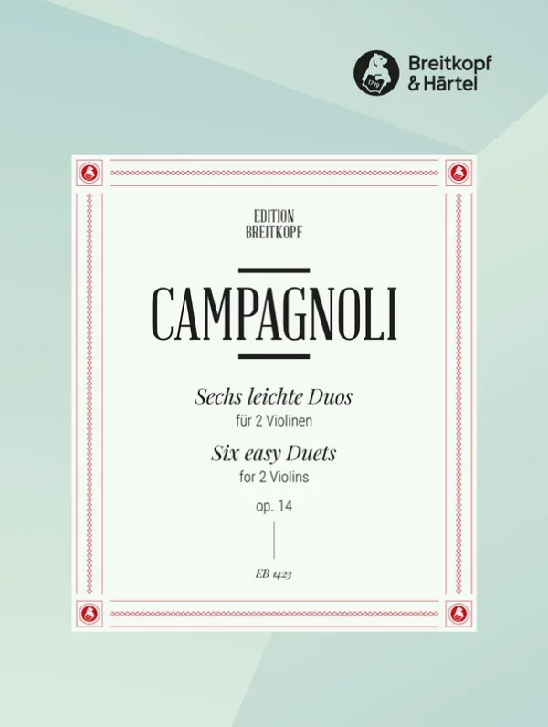 CAMPAGNOLI – 6 Easy Duets Op. 14