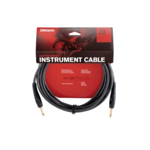 D’Addario PW-G-20 Cavo audio x chitarra basso Jack Dritto Mono 6.3 Lung. 6.10mt
