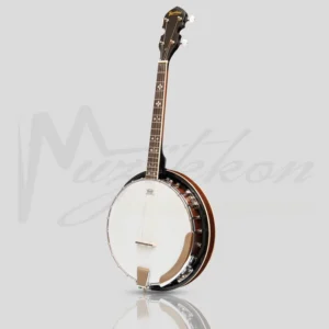 Heartland Serie per giocatori mancini di banjo tenore irlandese a 4 corde e 17 tasti con finitura Sunburst sul retro solido chiuso
