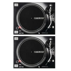 Reloop RP-7000 MK2 Coppia Giradischi Professionale trazione diretta per Dj, Nero