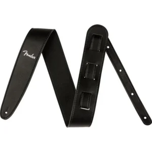 FENDER 2.5″ Vegan Leather Guitar Strap Black
