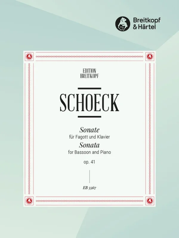 SCHOECK – Sonata Op. 41