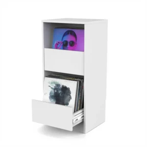 Glorious VINYL VAULT WHITE Soluzione modulare x archiviare dischi vinile Bianco