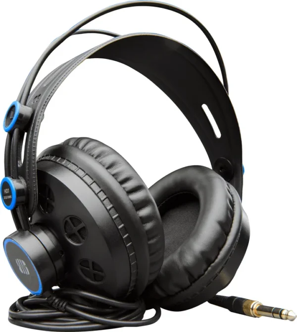 PreSonus HD7 Cuffia cablata Professionale da Studio, semi aperta, Nero