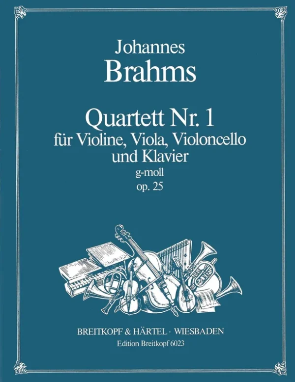 BRAHMS – Piano Quartet No. 1 in G minor Op. 25