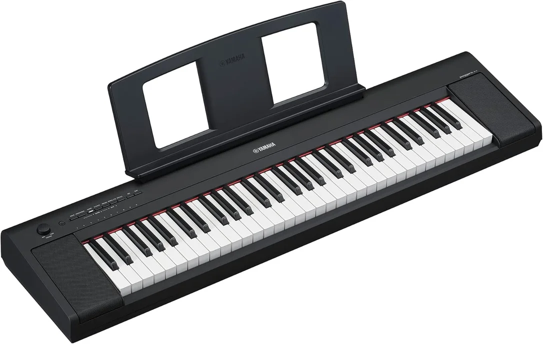Yamaha NP-15B BLACK PIAGGERO Pianoforte Tastiera Digital portatile batterie 61T
