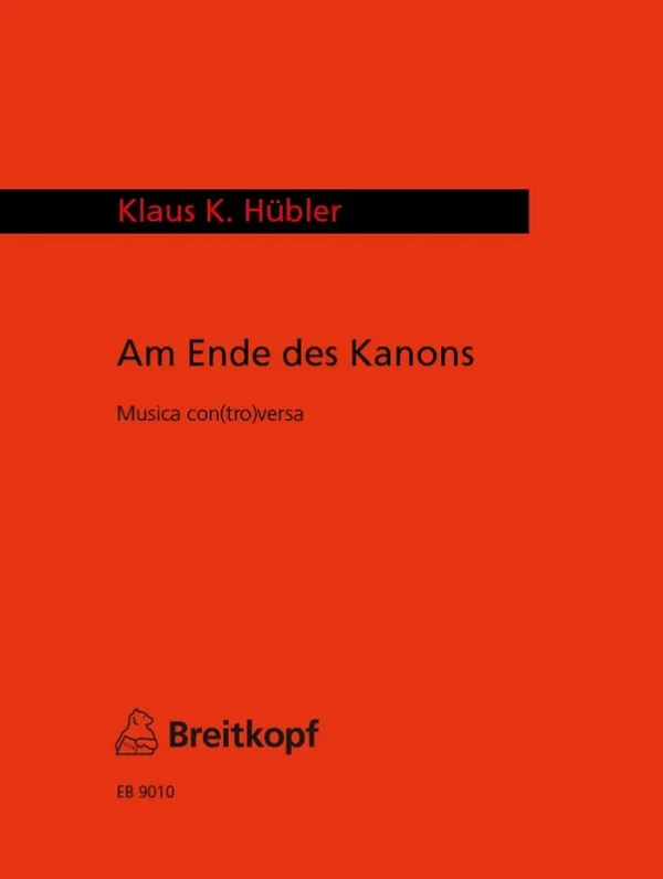 HUBLER – Am Ende des Kanons