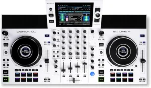 Denon Dj SC LIVE 4 WHITE Controller Dj 4Deck Disp.7″ M.Integr. Router WI-FI Int.