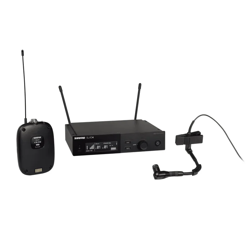 Shure SLXD14E-B98H/C-J53 Freq.562-606 Sistema Wireless x strumenti + BETA 98H/C