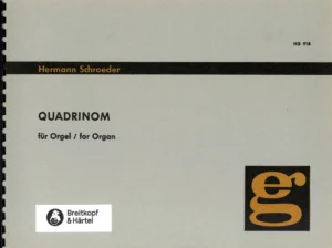 SCHROEDER – Quadrinom