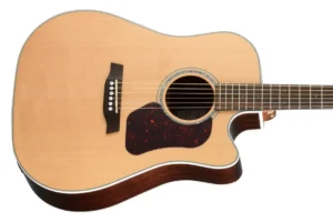 Walden Guitars D600CE The Natura Dreadnought Acoustic Cutaway-Electric Guitar – Satin Natural