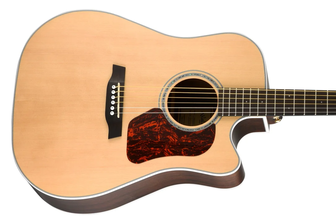 Walden Guitars D603CE The Natura Dreadought Acoustic Cutaway-Electric Guitar – Satin Natural